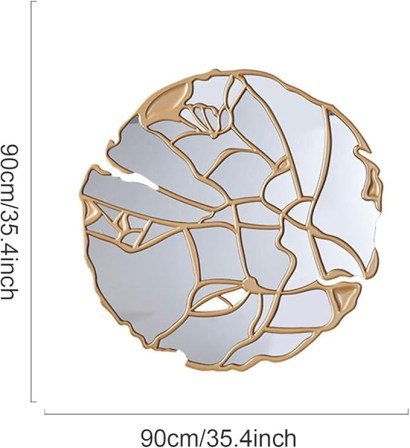 round viola mirror measurement